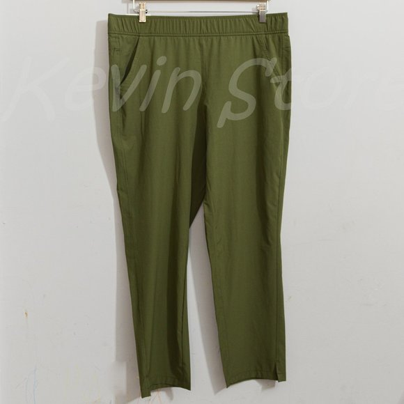 Eddie Bauer ladies GREEN Departure Ankle Pants - Picture 1 of 13